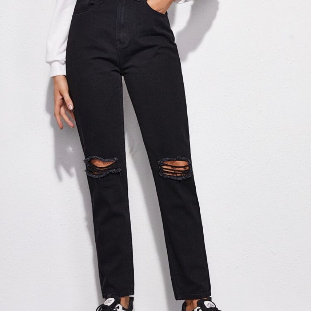 Shein Black Highwasted Jeans